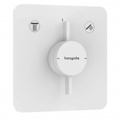 Змішувач для душу Hansgrohe DuoTurn Q на 2 функції білий матовий (75414700) Умань