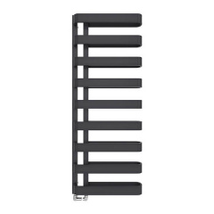 Рушникосушка водяна Ideale Gia 1300x500 чорний матовий Ковель