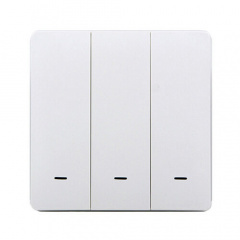 Розумний клавішний вимикач TervixPro Line ZigBee Touch Button (battery) 3 клавіші Сумы