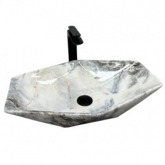 Раковина VBI Venezia S Granit Glossy сірий VBI-012402 Київ