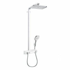 Душова система Hansgrohe Raindance Select E Showerpipe 360 1jet з комплектом для душа Select 300 білий/хром (27288400) Ірпінь