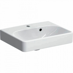 Умивальник підвісний Geberit Smyle Square 45х36 білий (500.222.01.1) Пологи