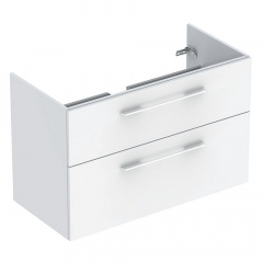 Тумба для вбудованого умивальника Geberit Selnova Square 1000х502х635, білий (501.212.00.1) Сарны