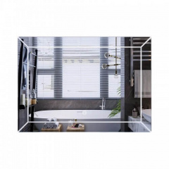 Дзеркало Mixxus Premium Cubic MR14-70x50-Reverse LED Touch, Anti-fog, димер (MP6647) Лозова