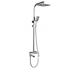 Душова система Gappo G2407-8, 3 функції, білий/хром Долина