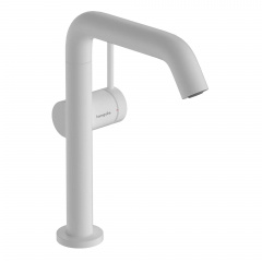 Змішувач для умивальника Hansgrohe Tecturis S CoolStart EcoSmart+ 210 зі зливним гарнітуром білий матовий (73360700) Киев