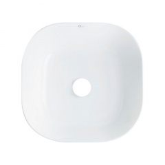 Раковина-чаша накладна Qtap Kolibri 430х430х150 білий (QT1011K396WN) Самбір