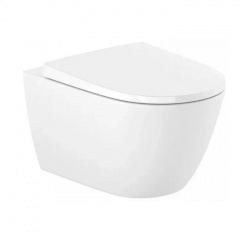 Унітаз підвісний Roca Ona Vortex з кришкою soft-close (A34668C000+A801E12002) Славута