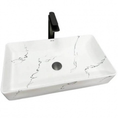 Раковина VBI Triest Marmo Glossy білий VBI-012704 Славута