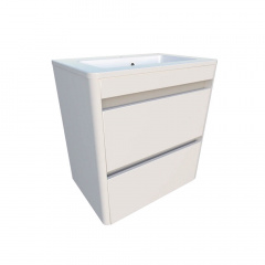 Шафа нижня Fancy Marble Fiji-2 600 з умивальником Annabell 600 Золотоноша