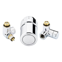 Комплект термостатичний Danfoss RTX-set для рушників Хром/лівий (013G4133) Бородянка
