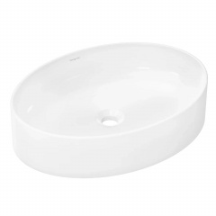 Раковина накладна на стільницю Hansgrohe Xuniva D SmartClean 55х40 см білий (61072450) Хмільник