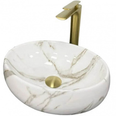 Раковина VBI Veneto S Aiax Glossy білий VBI-012808 Чорноморськ