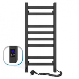 Електрична рушникосушка Navin Авангард 360x800 Сенсор П чорна