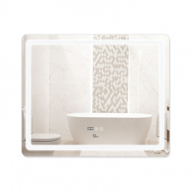 Дзеркало Qtap Mideya 1000х800 (DC-F910), з LED-підсвічуванням та антизапотіванням (QT2078F910W)