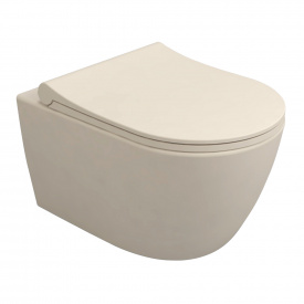 Унітаз підвісний Volle CANTE Rimless, бежевий матовий