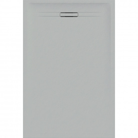 Душовий піддон Geberit SESTRA 80x120х4 прямокутний, сірий, поверхня зі сланцевою структурою
