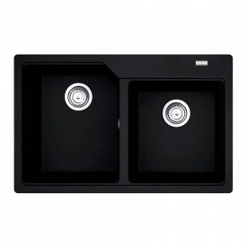 Кухонна мийка Franke Urban UBG 620-78, чорний матовий, кліпси (114.0701.791)