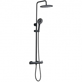 Душова система Nett SSB-24 з термостатом чорний (110221)