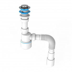 Сифон + донний клапан Granado Nova Plast 65мм на раковину (060520251141)