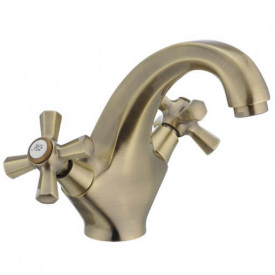Змішувач для раковини Mixxus Premium Retro Bronze-161 (MI1650)