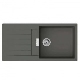 Мийка для кухні Hansgrohe S52 S520-F480 1000x500 с сушилкою зліва сірий камінь (43358290)