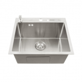 Мийка кухонна накладна Nett NS-5245 сталь (041520)