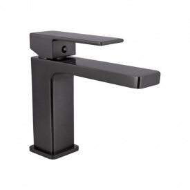 Змішувач для раковини Qtap Gemini Gunmetal Black (QTGEM270GMB45676)