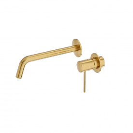 Змішувач для умивальника Lavita Orion прихованого монтажу, brushed gold (5900378341475)