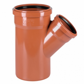 Трійник каналізаційний з ПВХ Magnaplast KGEA 160/110/45° (20330)