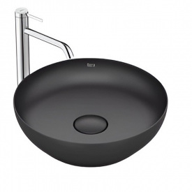 Раковина накладна Roca Bol 425x425x130 мм чорний (A32787M080)