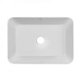 Раковина накладна Qtap Virgo N 550х380х125 білий (QT18116308W)