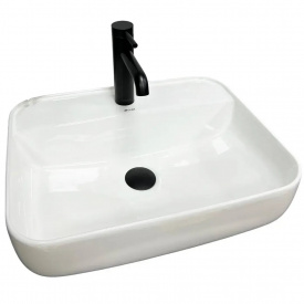 Раковина накладна VBI Ragusa білий глянець VBI-014500