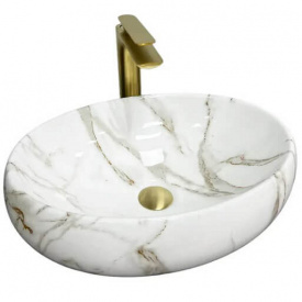 Раковина VBI Veneto Lava Glossy білий VBI-012804