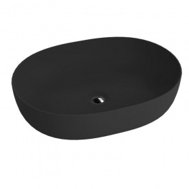 Умивальник накладний Lavita Blas 595x430 чорний (5900378334316)