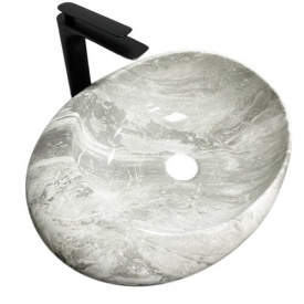 Раковина накладна VBI Riccia Light stone glossy (VBI-017202)