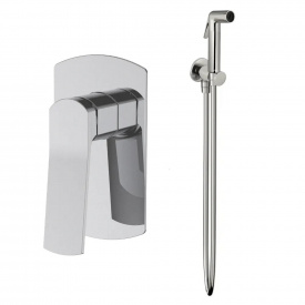 Гігієнічний душ із змішувачем Volle Solo (1510.101402+1586.190102) cepillado níquel (SET20240404)