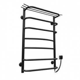 Електрична рушникосушка Kosser Драбинка Канна 700х500/7 регулятор чорний (ДК01ERB)