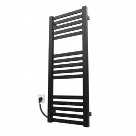 Електрична рушникосушка Kosser Драбинка Герда 1000х400/15 EL таймер чорний (ДГ07EL)