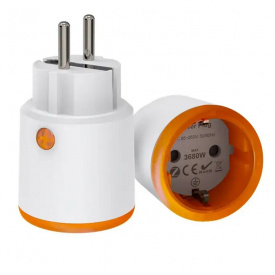 Розумна розетка 1DAL для Apple HomeKit + Tuya Smart (WR10B2)