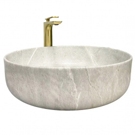 Раковина накладна VBI Bari сірий камінь VBI-011603