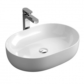 Раковина накладна Koller Pool Round 600x415x140 мм білий (1822130112)