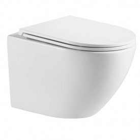 Підвісний унітаз Imprese Rozkos Twist з твердим сидінням-кришкою Slim Soft Close (c06310103)
