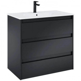 Шафа з раковиною Roca Alpine Unik 800 Black matt A852017532