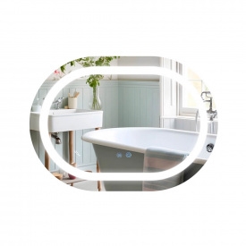 Дзеркало Qtap Gemini 650х900, з LED-підсвічуванням та антизапотіванням (QT2578R6590)