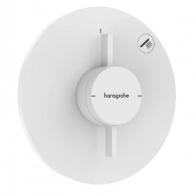 Змішувач для душу Hansgrohe DuoTurn S на 1 функцію білий матовий (75618700)