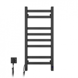 Електрична рушникосушка Navin Авангард 360x800 Sensor ліва, чорний муар