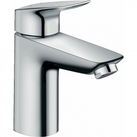 Змішувач для умивальника Hansgrohe Logis 100 з донним клапаном