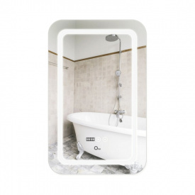 Дзеркало Qtap Mideya 500х800 (DC-F911), з LED-підсвічуванням та антизапотіванням (QT2078F911W)