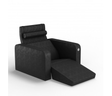 М'яке крісло KULIK SYSTEM PLEASURE Антара Цілий Чорний (hub_oWci26385)